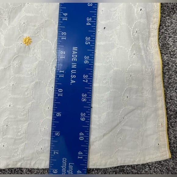 Cotton embroidered dress and scarf set S/M - Picture 8 of 10